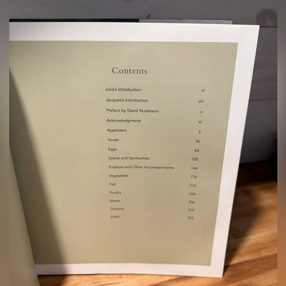 Julia and Jacques Cooking at Home Cookbook